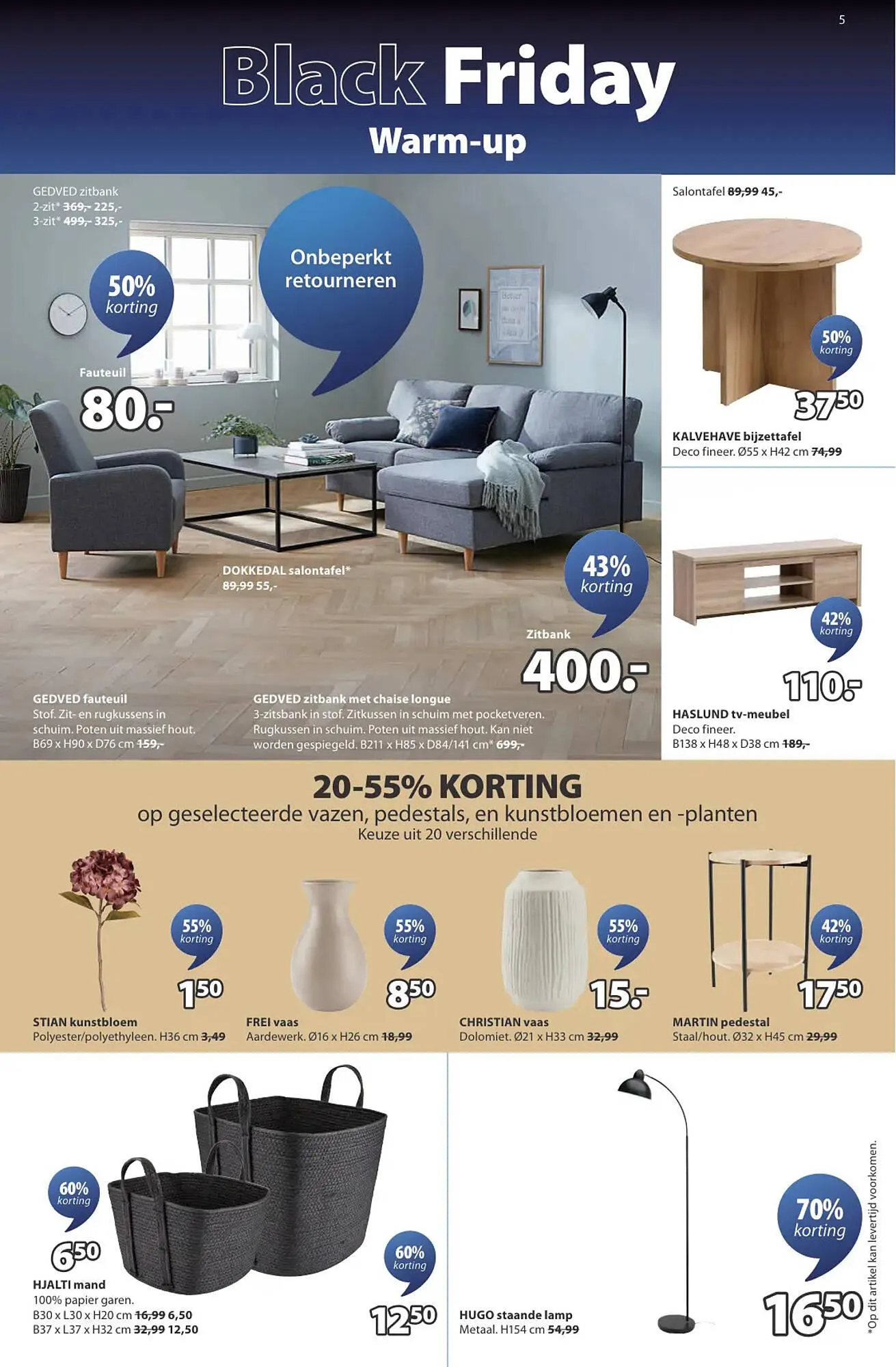 Jysk folder van 3 november tot 23 november 2025 - folder pagina 5