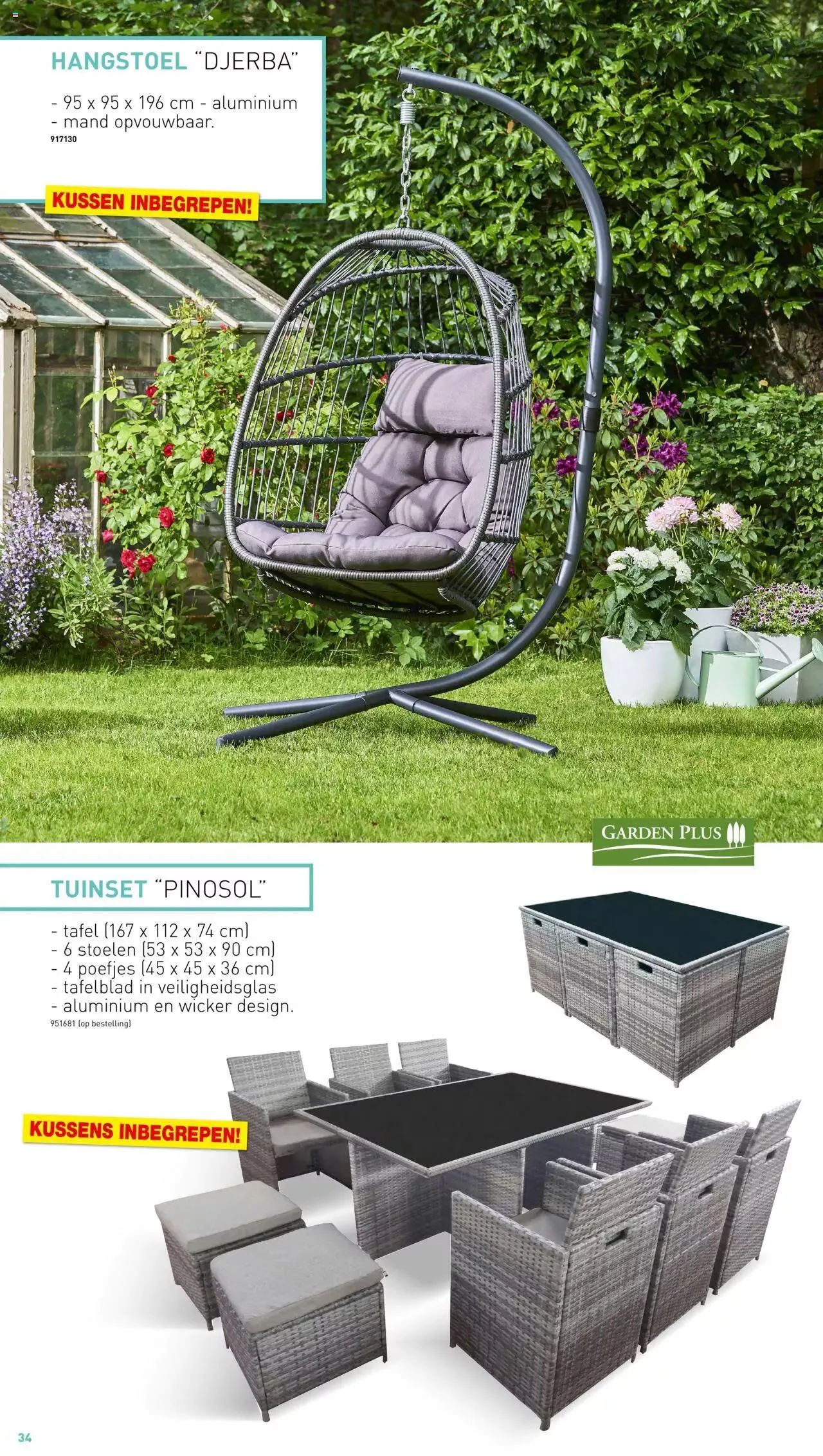 Hubo - Tuinmeubelen Special 2023 van 30 juni tot 31 december 2023 - folder pagina 34