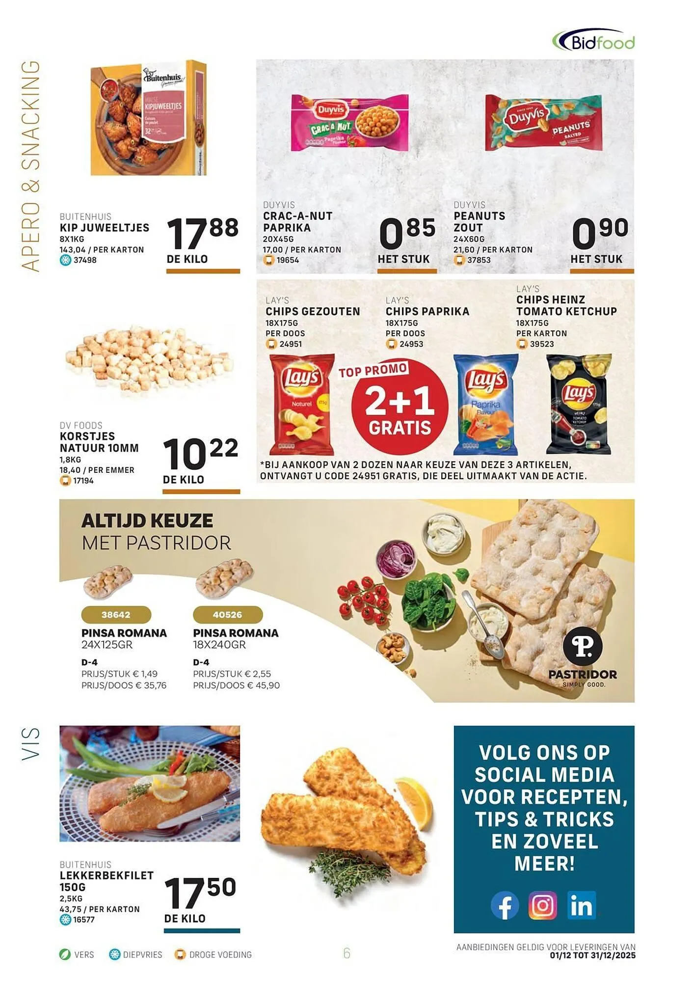 Bidfood magazine van 2 december tot 31 december 2025 - folder pagina 6