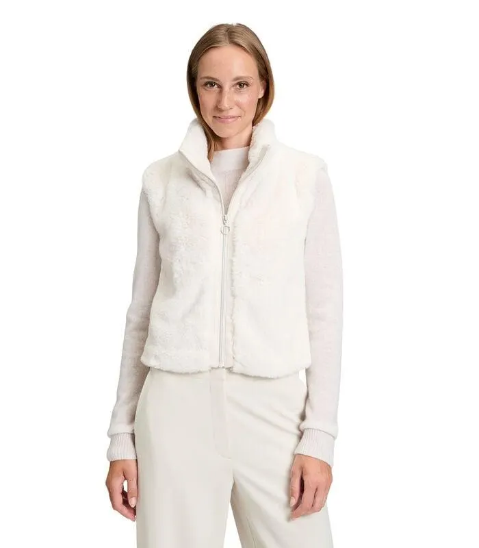 Mouwloos vest van/met pluche