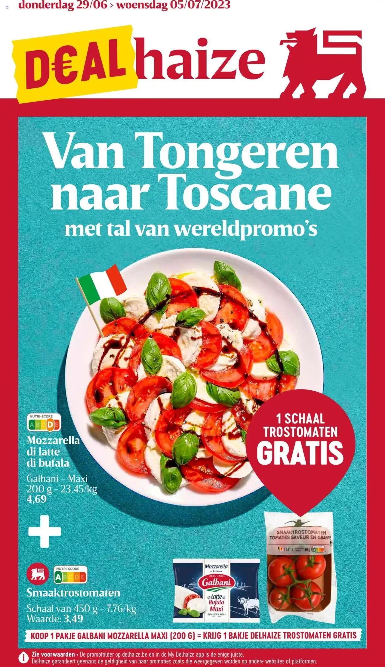 Delhaize Folder week 26 van 5 juli tot 31 december 2023 - folder pagina 1