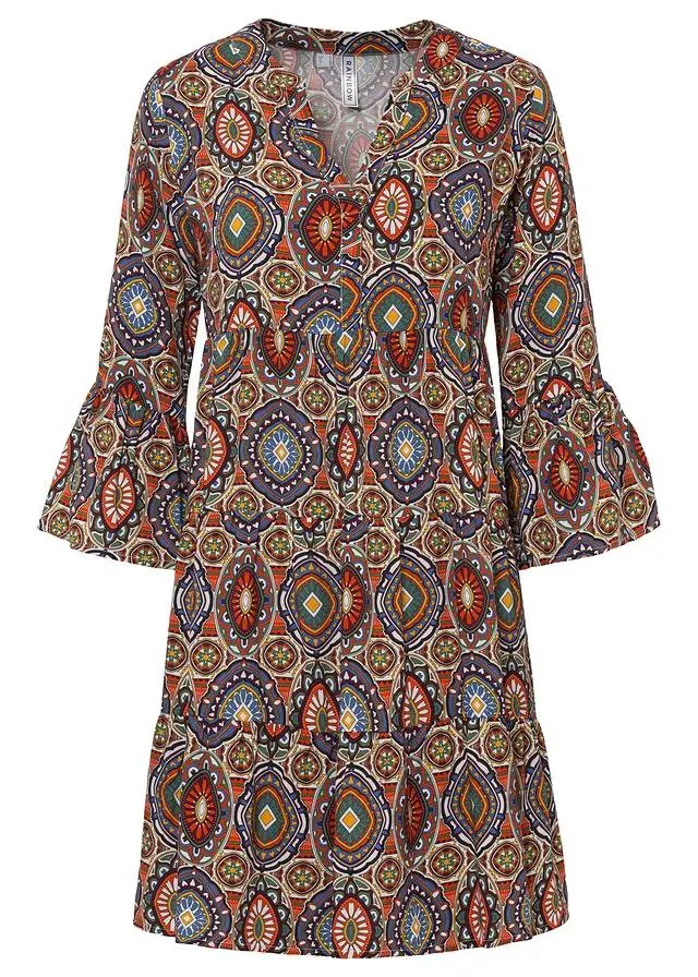 Mini-robe en viscose fluide