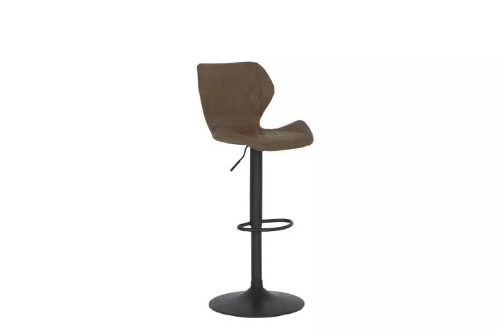 Barstoel Toro ZH58-80cm lederlook bruin