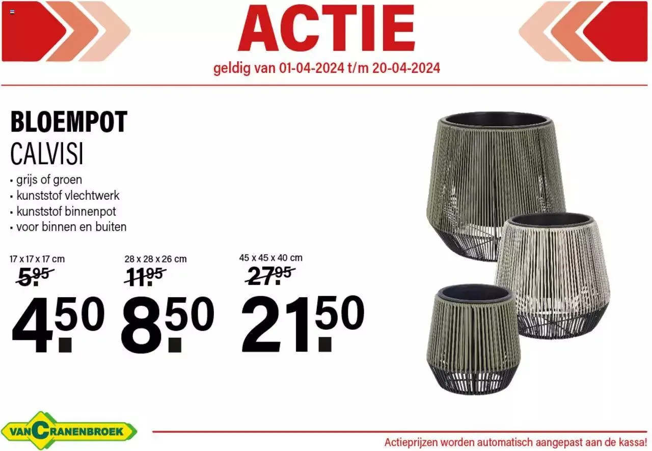 Van Cranenbroek folder / publicité van 20 april tot 7 april 2024 - folder pagina 18