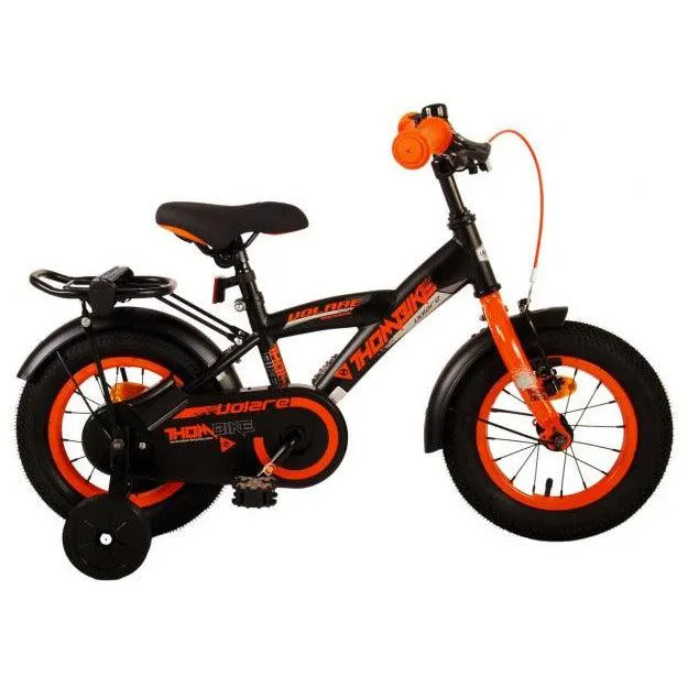 Volare Thombike Kinderfiets - Jongens - 12 inch - Zwart Oranje
