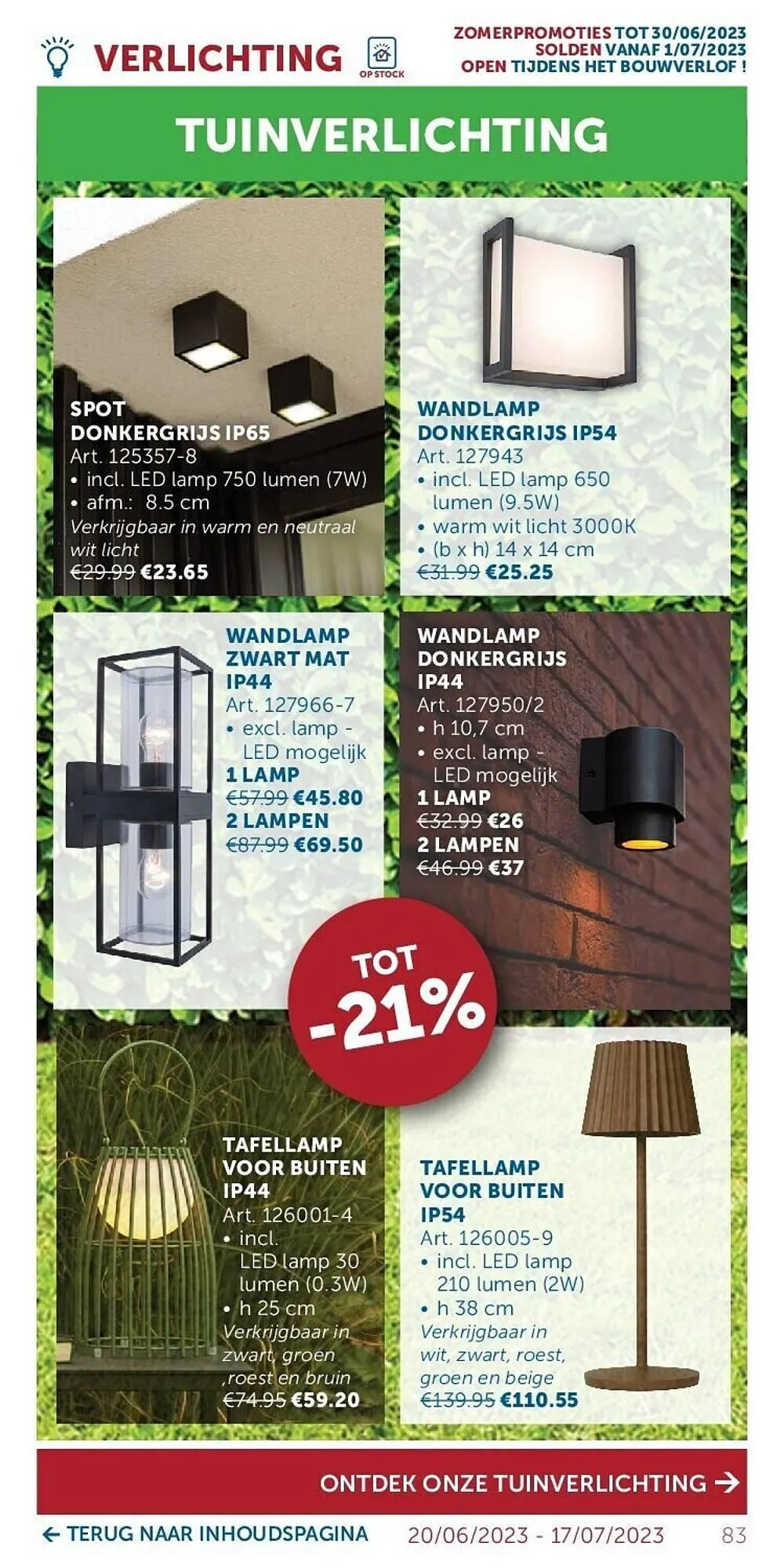 Zelfbouwmarkt folder van 20 juni tot 17 juli 2023 - folder pagina 83