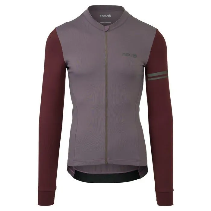 Colorblock Fietsshirt Lange Mouwen Performance Heren