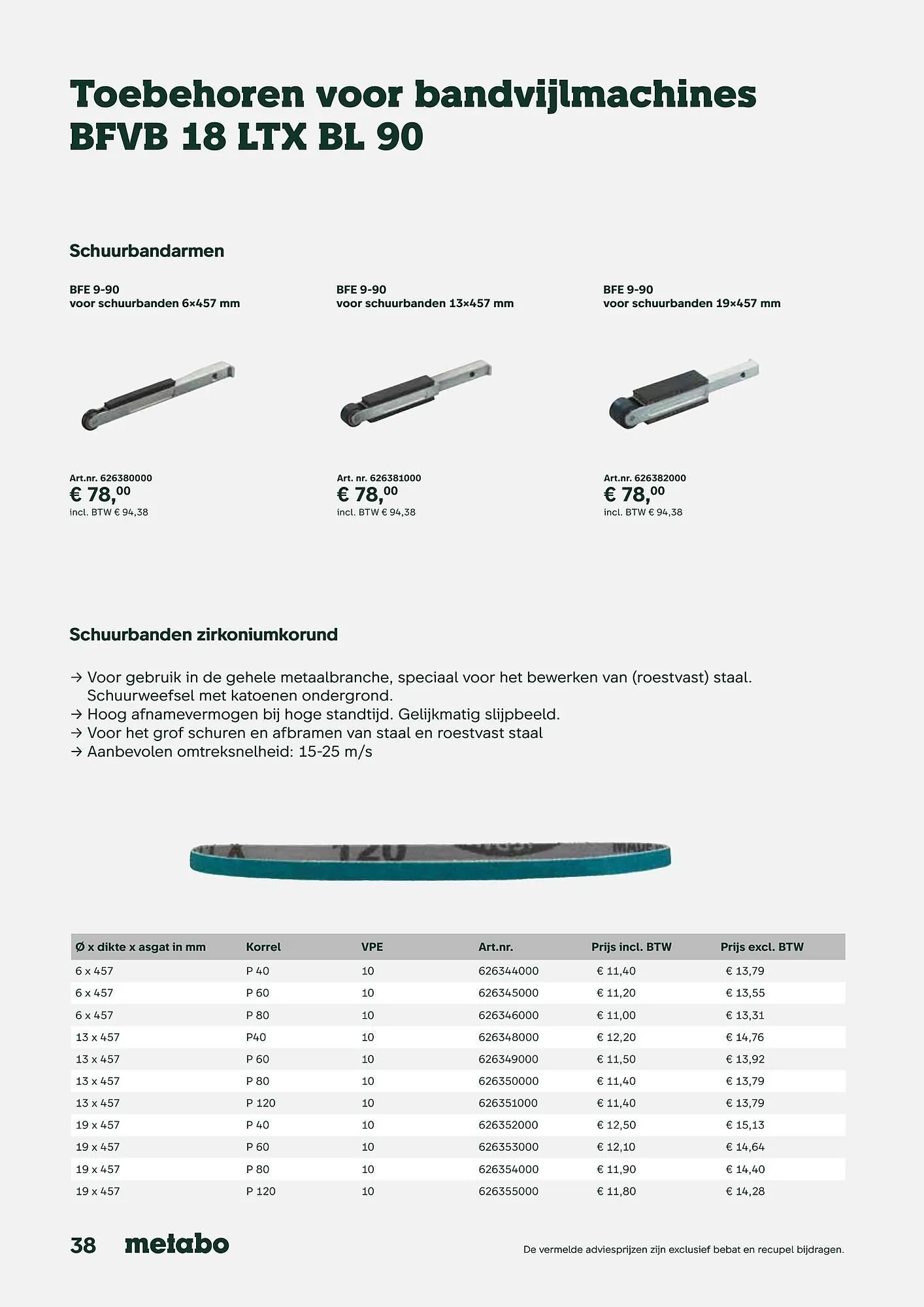 Metabo folder van 17 september tot 31 maart 2026 - folder pagina 38