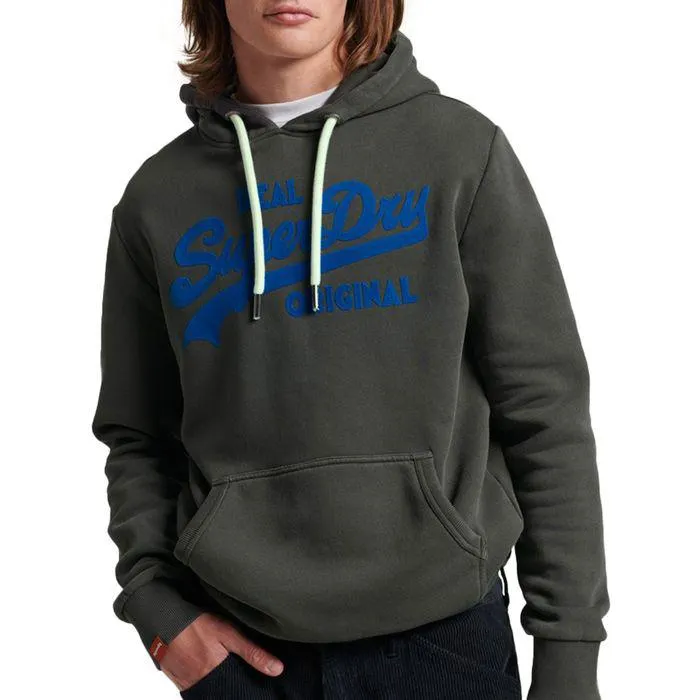 Superdry Vintage Logo Neon Hoodie Heren