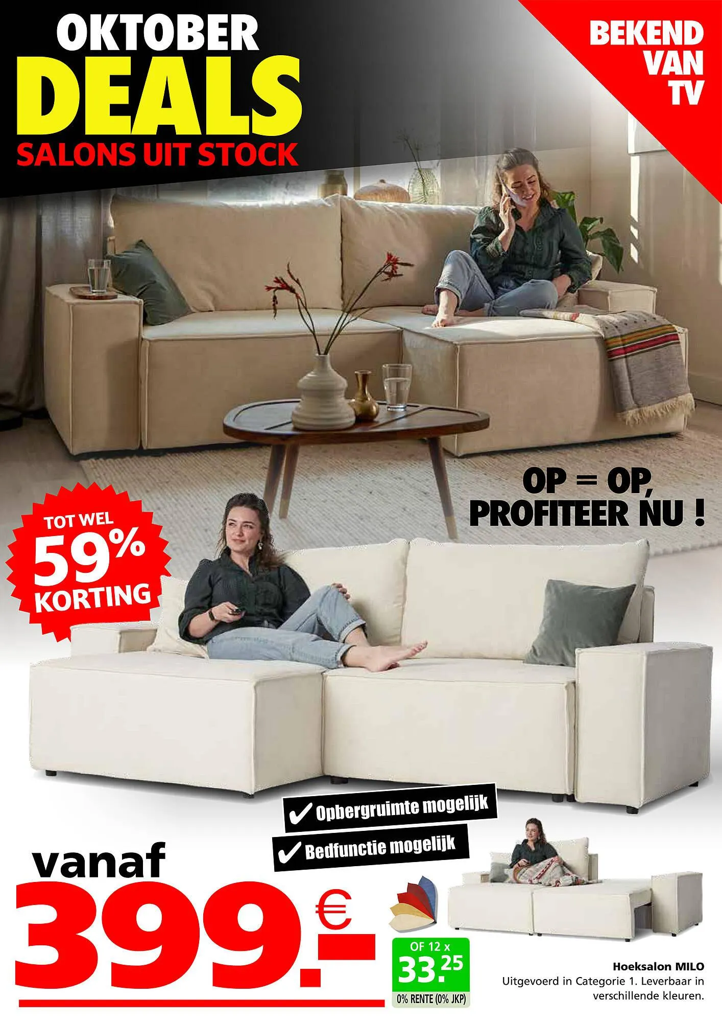 Seats And Sofas Folder van 15 oktober tot 31 oktober 2023 - folder pagina 18