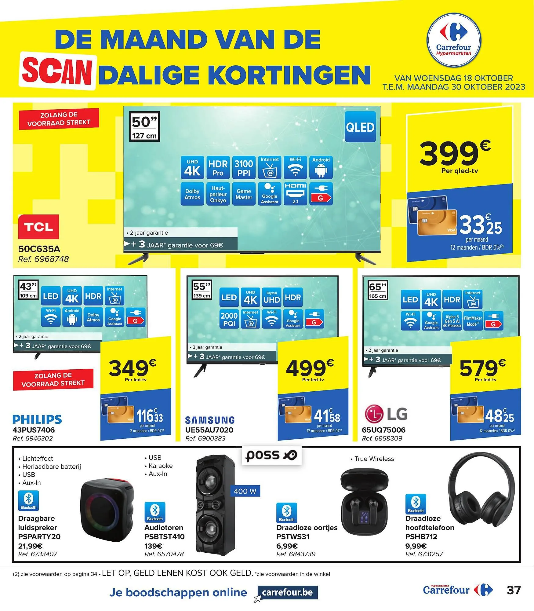 Hyper Carrefour Folder van 19 oktober tot 19 oktober 2023 - folder pagina 31