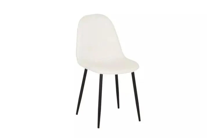 Stoel Speech teddy stof wit