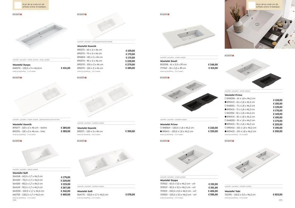 Badkamercatalogus van 10 juli tot 31 december 2024 - folder pagina 98