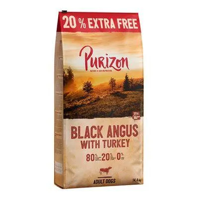 Croquettes Purizon sans céréales 14,4 kg : 12 kg + 20 % offerts !