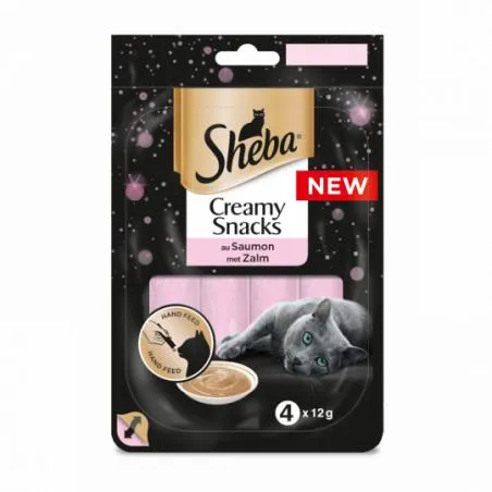 SHEBA CREAMY SNACKS SAUMON