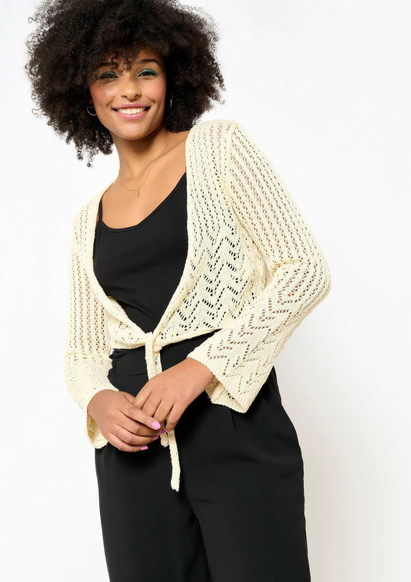 Bolero in macramé