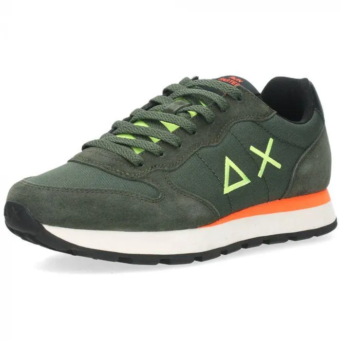 Kaki sneakers Tom Fluo