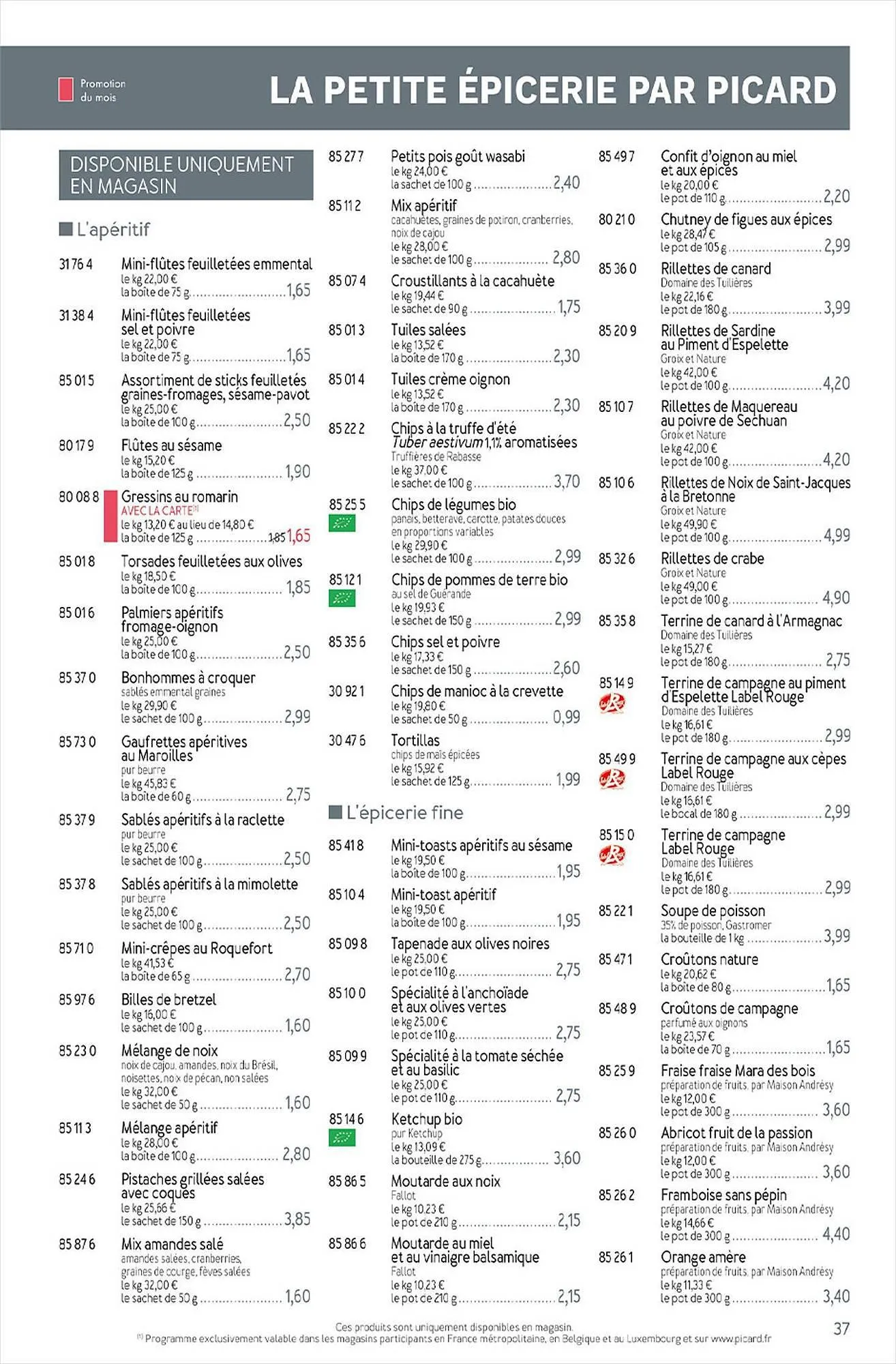 Picard folder van 3 juli tot 30 juli 2023 - folder pagina 37