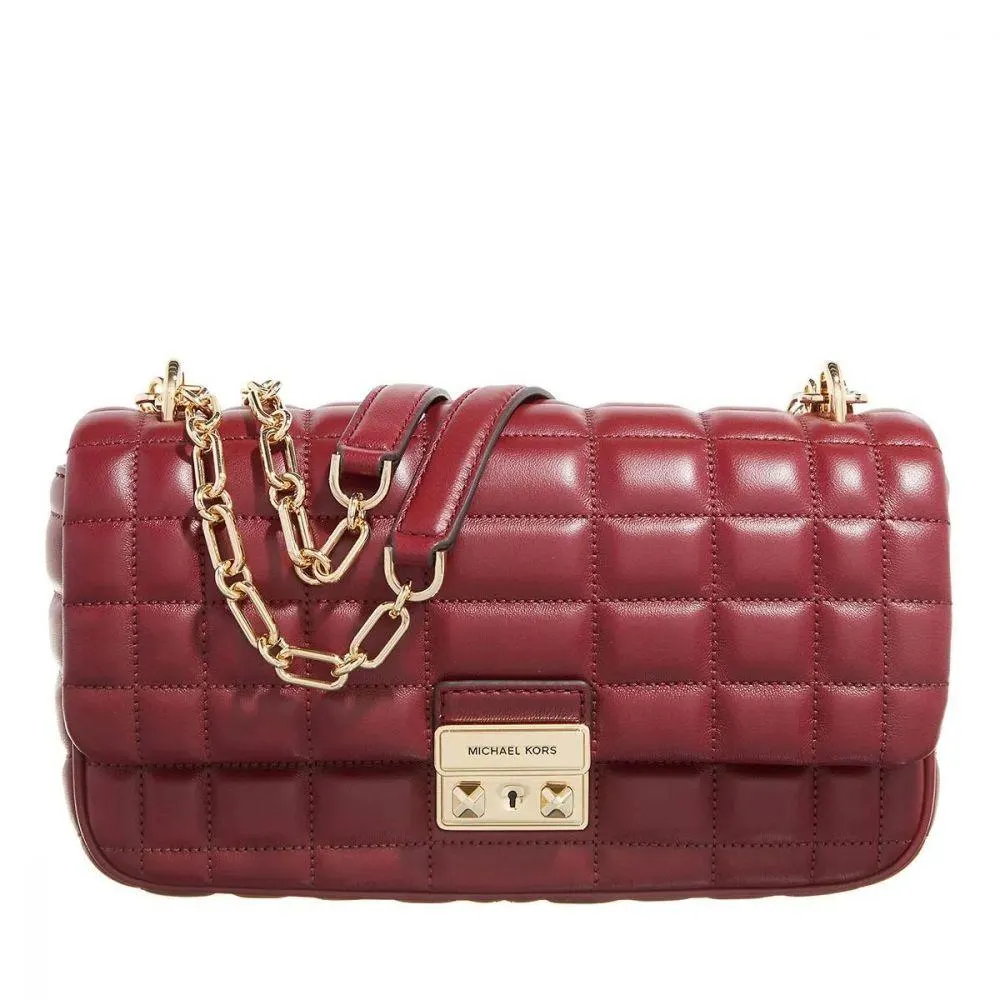 Tribeca Red Leather Shoulder bag