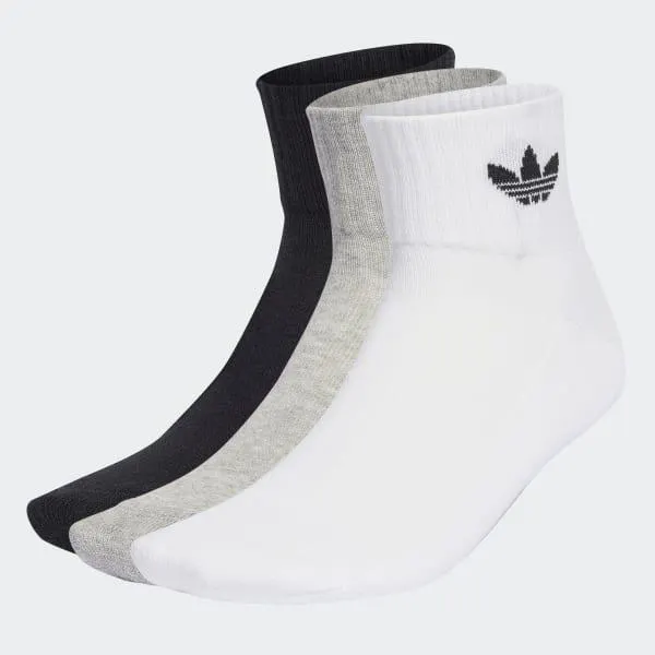Mid-Cut Crew Socks 3 Pairs