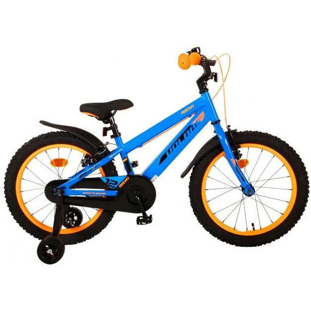 Volare Rocky Kinderfiets - Jongens - 18 inch - Blauw - Twee handremmen