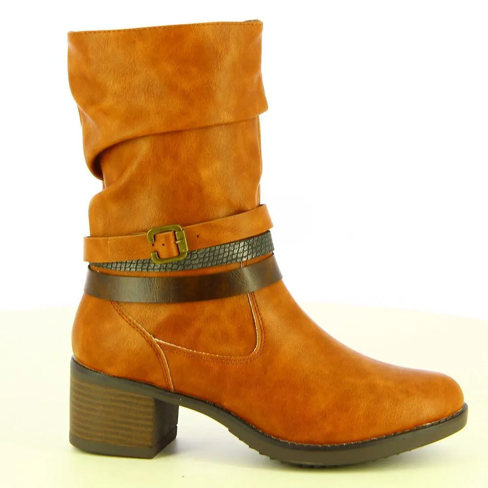 Ken Shoe Fashion - Camel - Laarzen