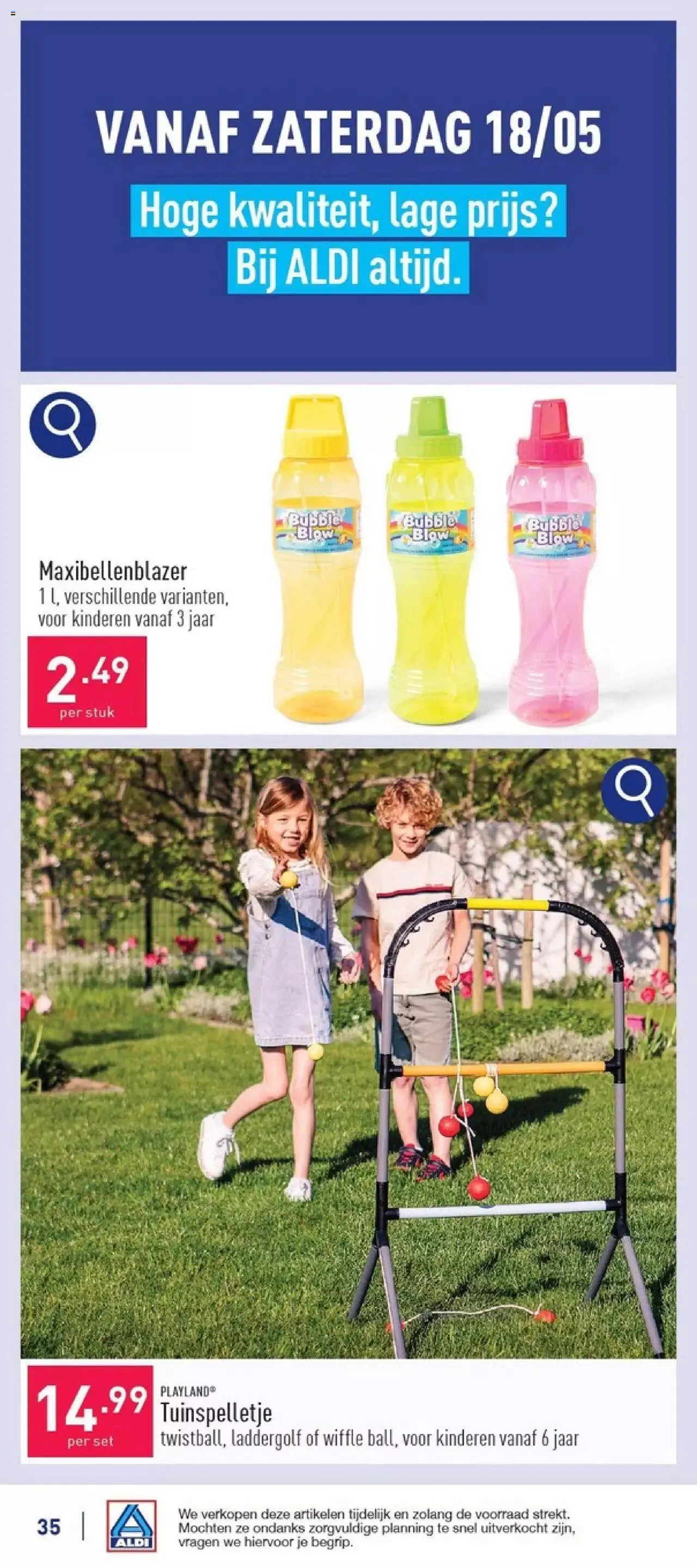 Aldi folder week 20 van 18 mei tot 31 december 2024 - folder pagina 35