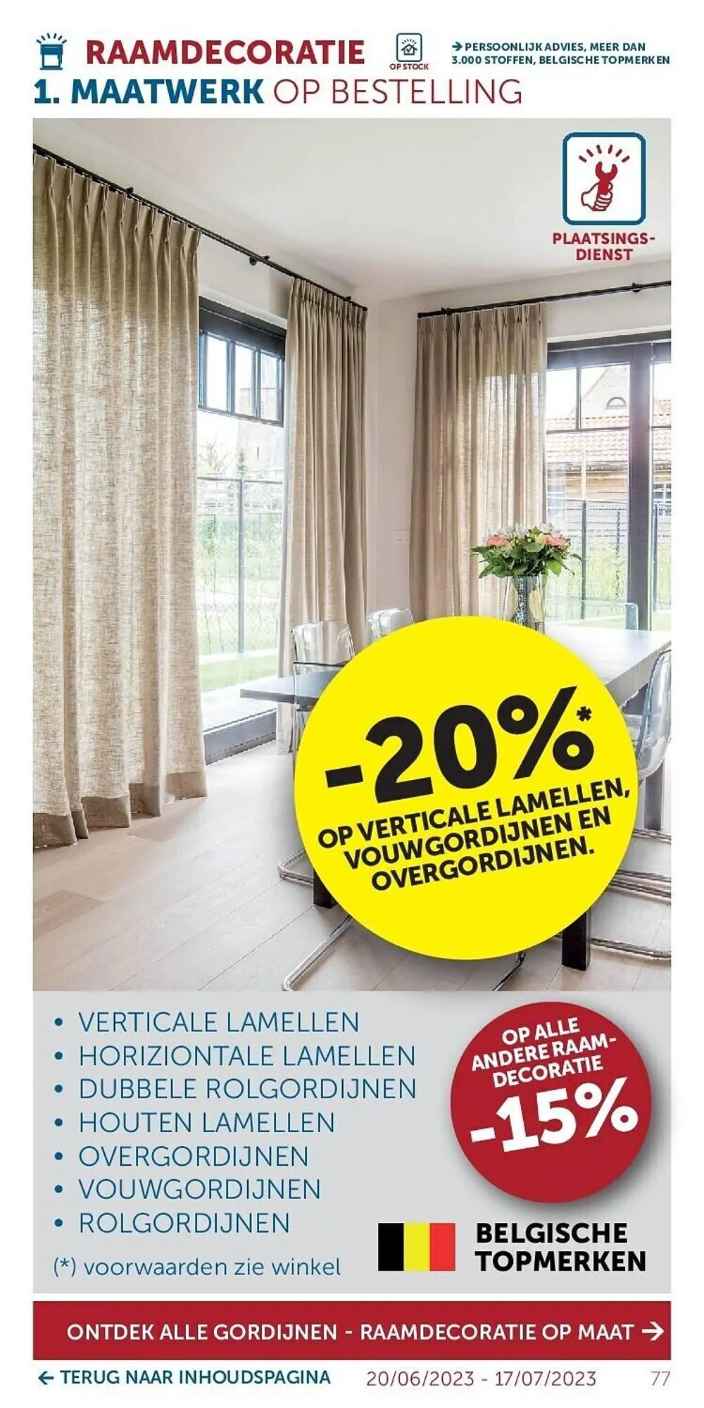 Zelfbouwmarkt folder van 20 juni tot 17 juli 2023 - folder pagina 77