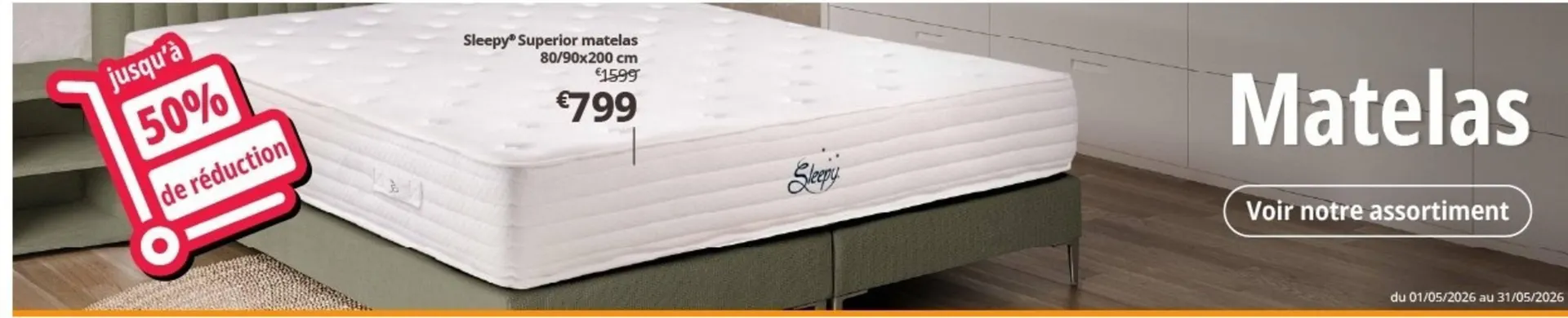 Sleepworld folder van 4 mei tot 31 mei 2026 - folder pagina 3