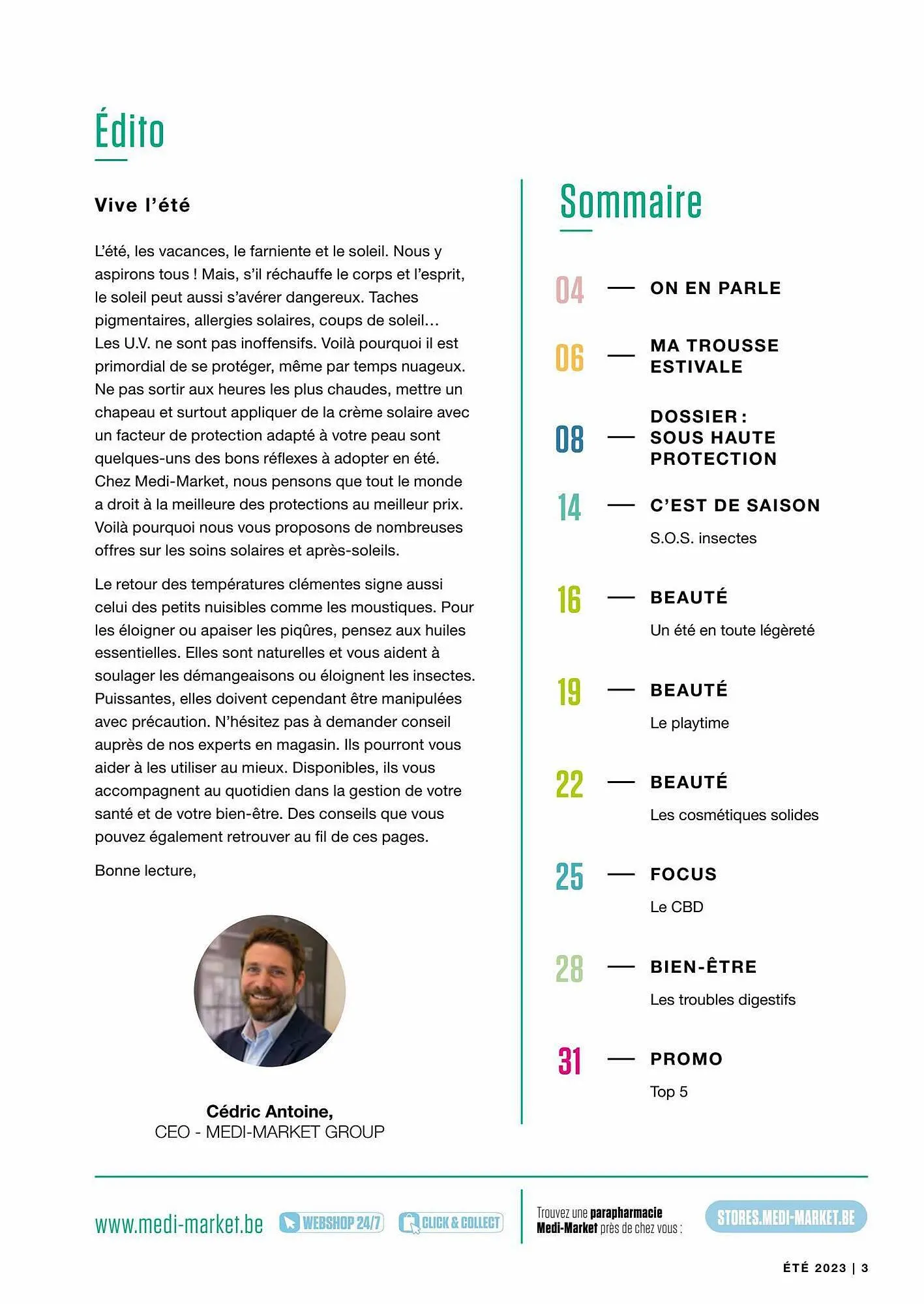 Medi Market Magazine van 20 juli tot 31 augustus 2023 - folder pagina 3