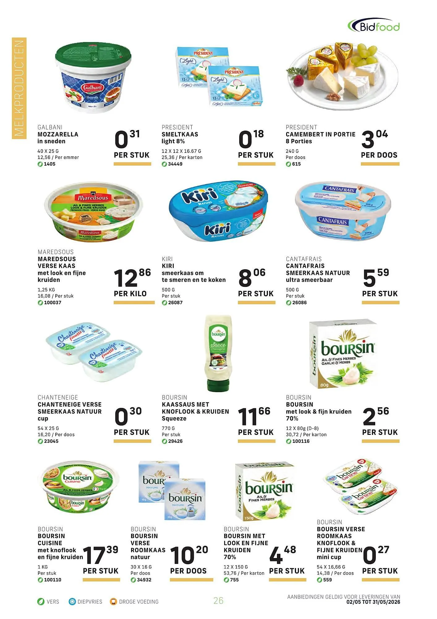 Bidfood folder van 2 mei tot 31 mei 2026 - folder pagina 26