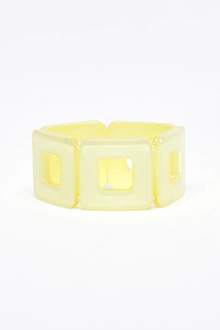 Armband 5 vierkanten