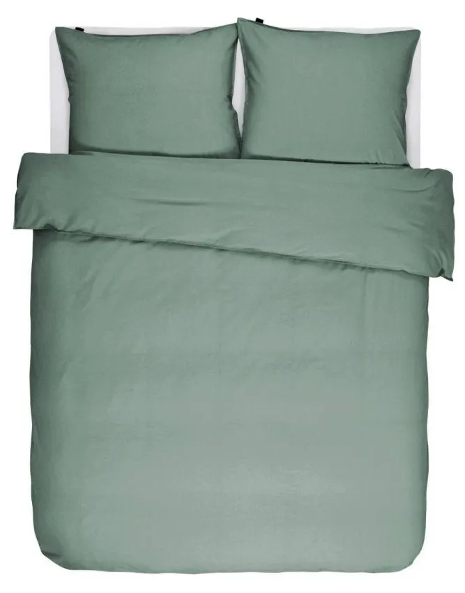 ESSENZA Guy Sea green Dekbedovertrekset 240 x 220 cm