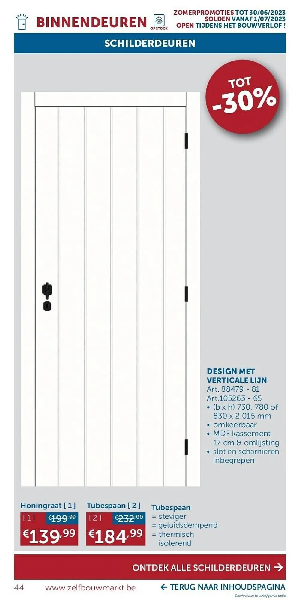 Zelfbouwmarkt folder van 20 juni tot 17 juli 2023 - folder pagina 44