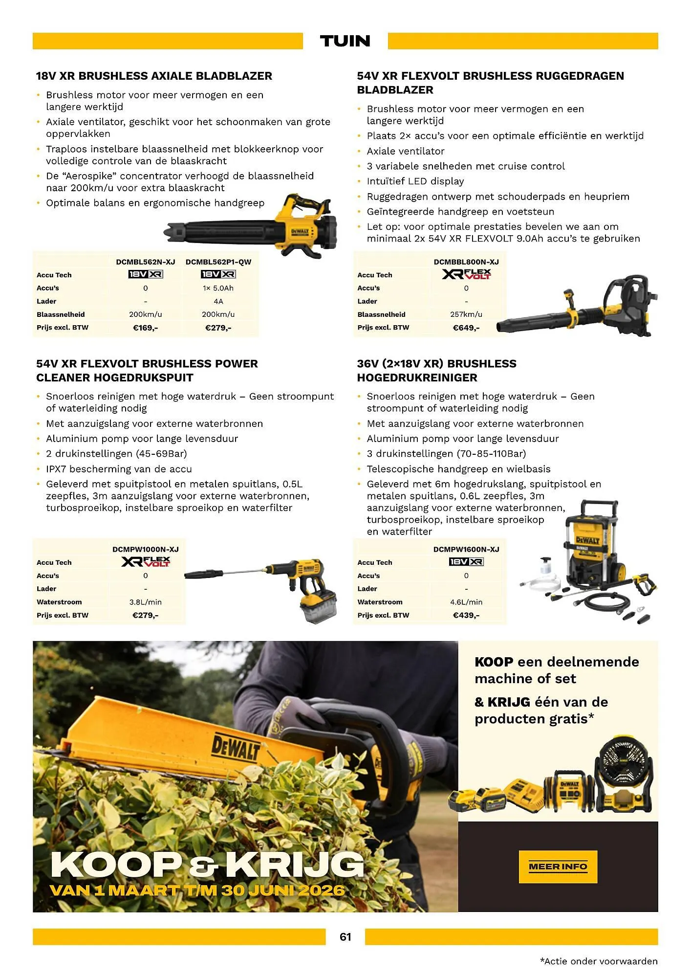 DeWALT folder van 1 februari tot 31 mei 2026 - folder pagina 61