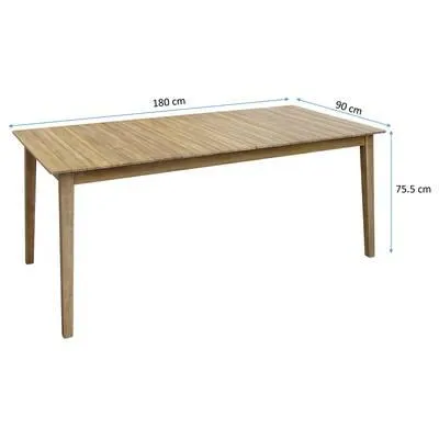 Houten tuintafel Bojo