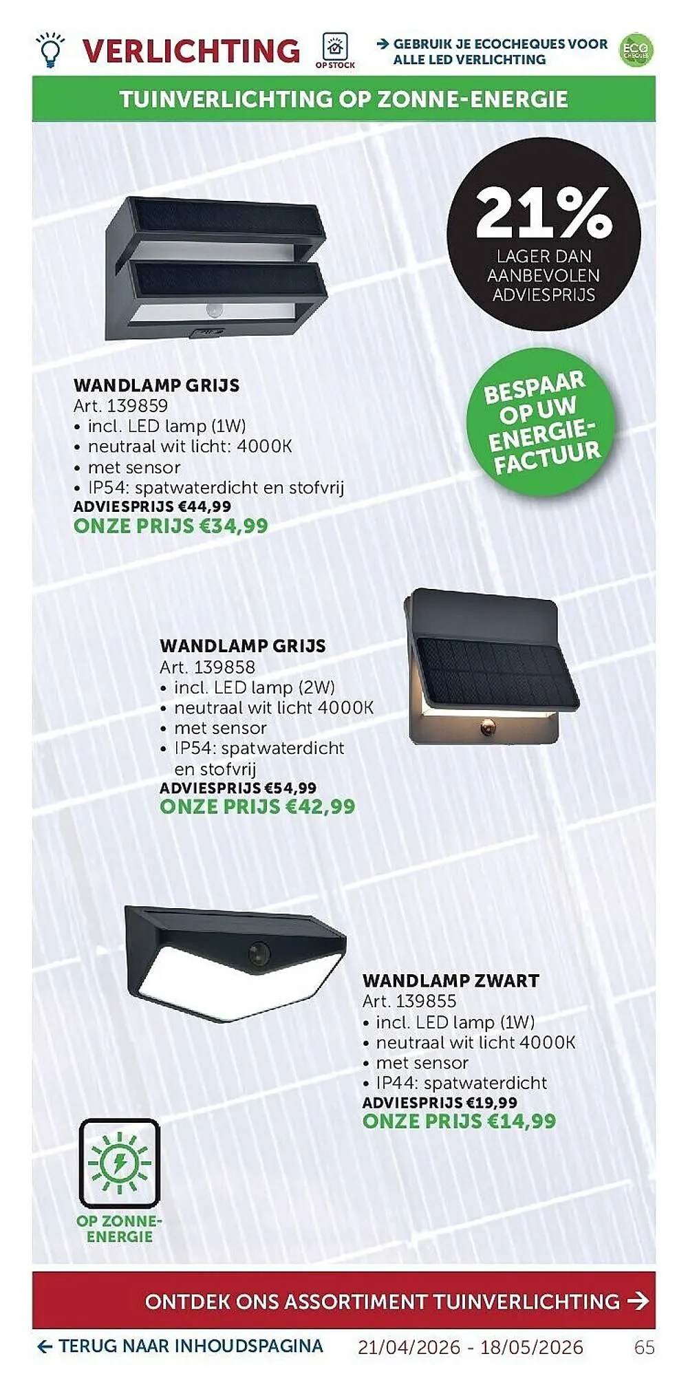 Zelfbouwmarkt folder van 21 april tot 18 mei 2026 - folder pagina 65