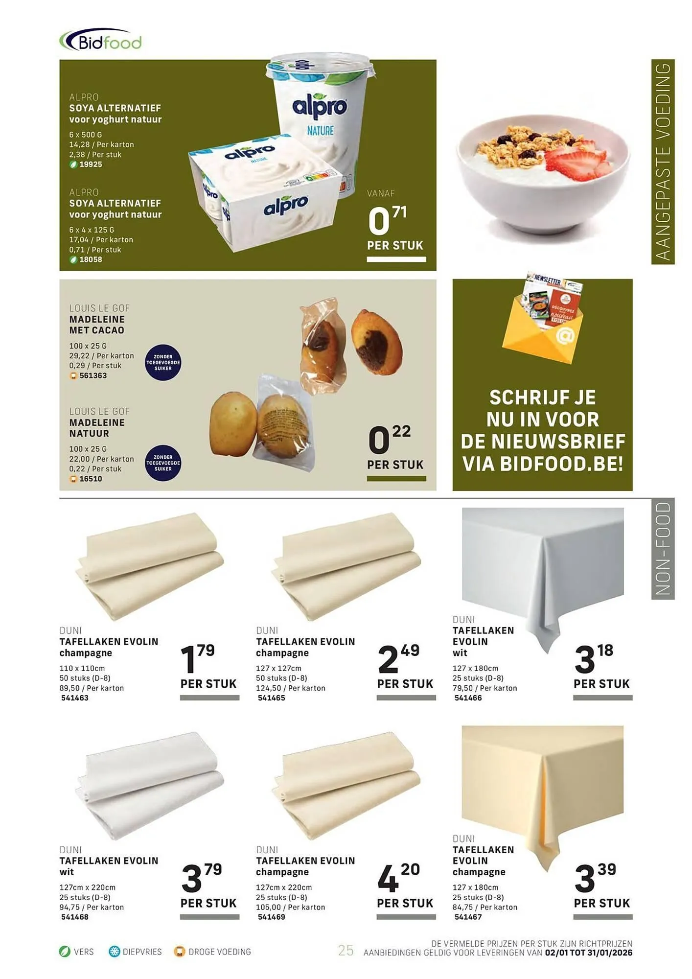 Bidfood magazine van 2 januari tot 31 januari 2026 - folder pagina 25