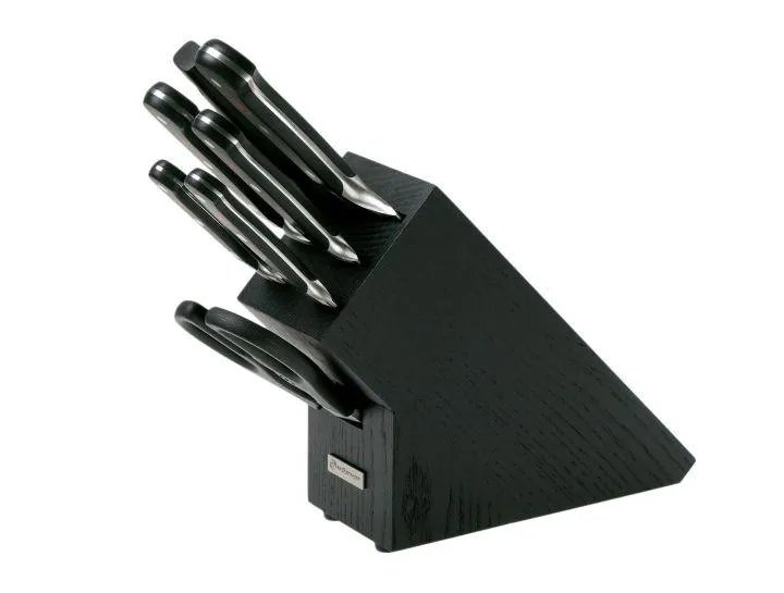 Messenblok Classic zwart 7-delig