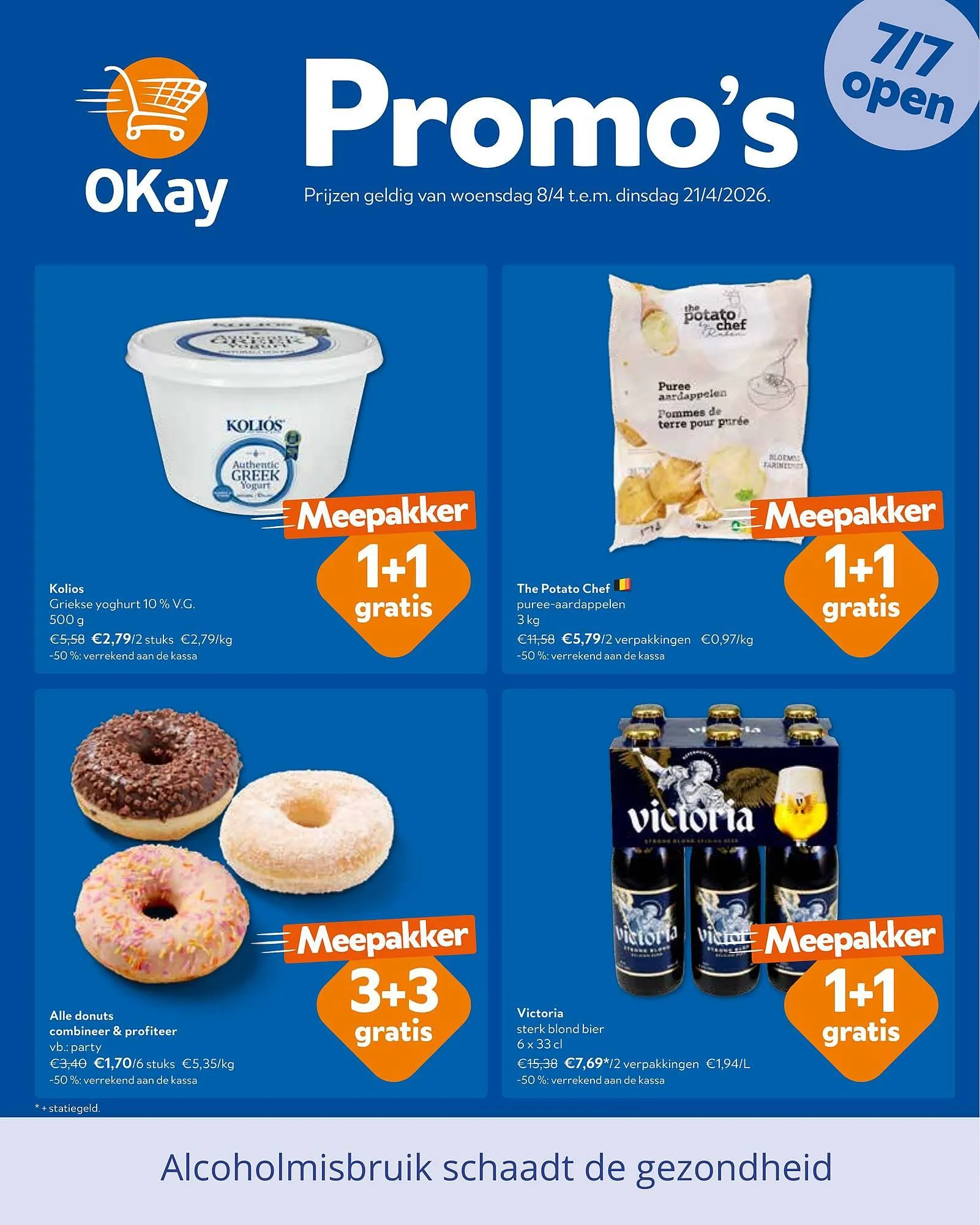 OKay folder van 8 april tot 21 april 2026 - folder pagina 1