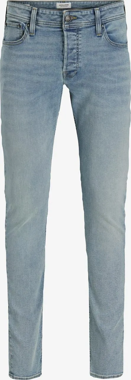 JACK & JONES Slimfit Jeans 'JJIGlenn JJOriginal' in Blauw Denim