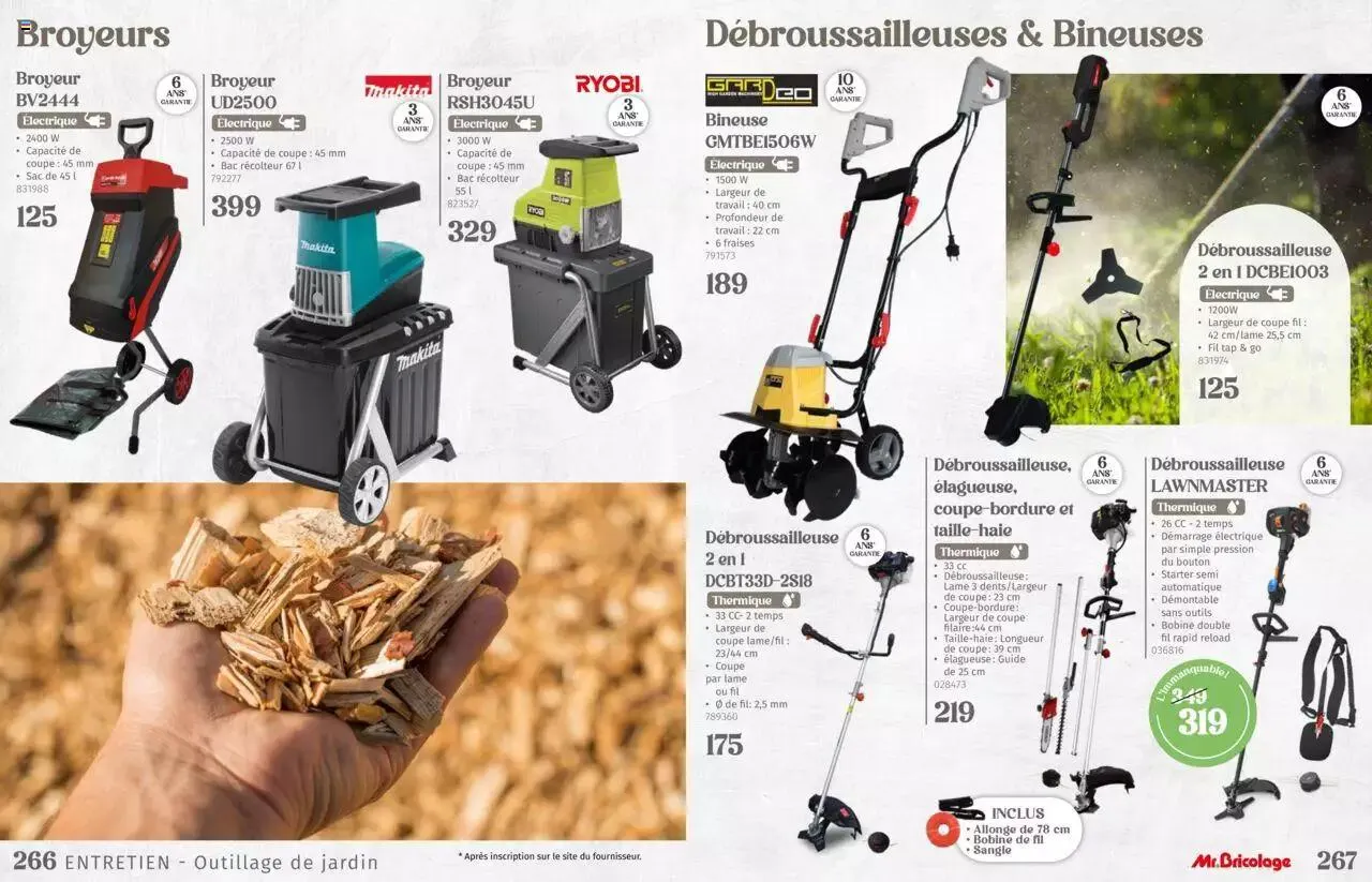 Mr Bricolage - Catalogue Jardin van 17 april tot 31 december 2024 - folder pagina 134