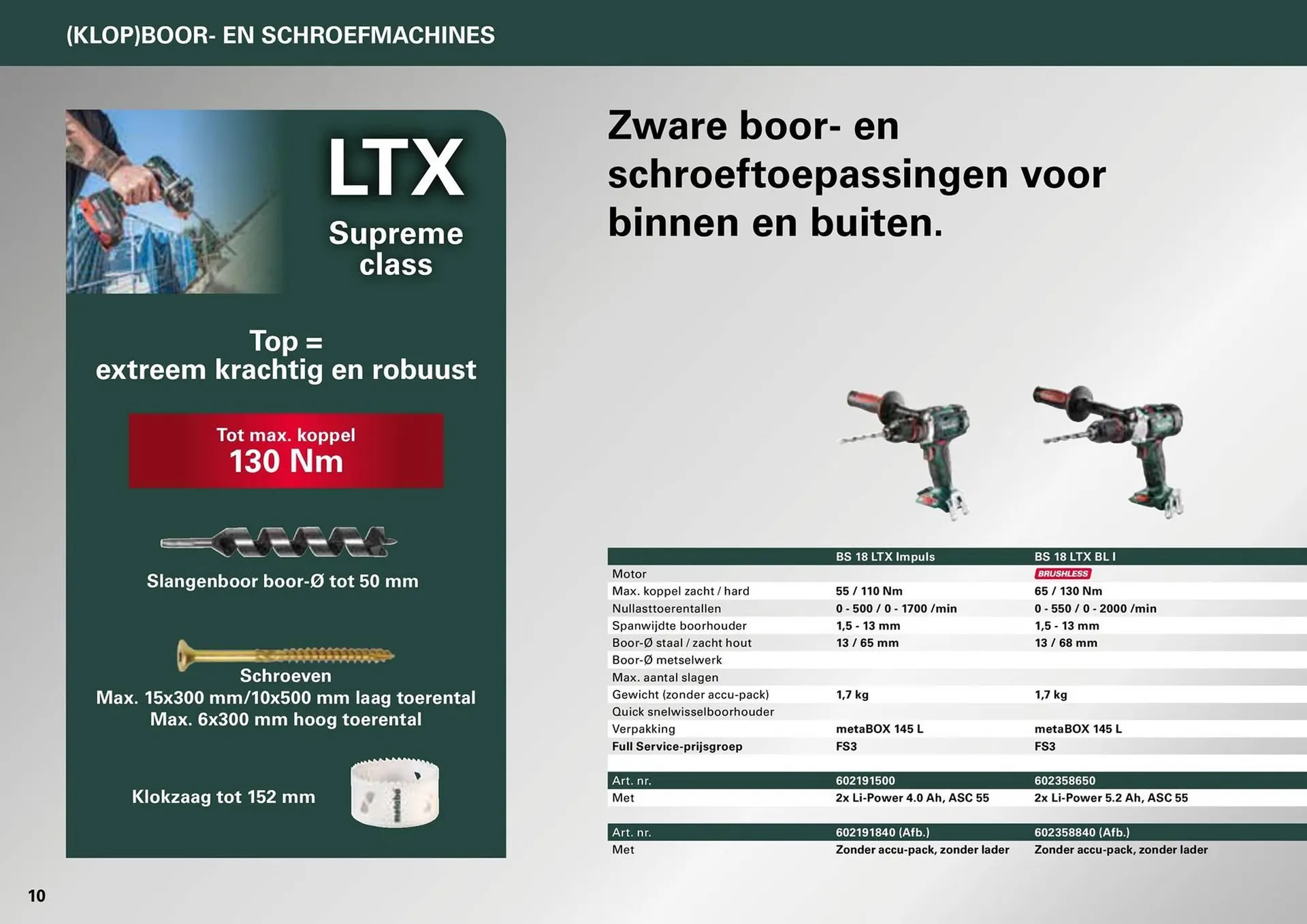 Metabo folder van 7 maart tot 31 december 2024 - folder pagina 10