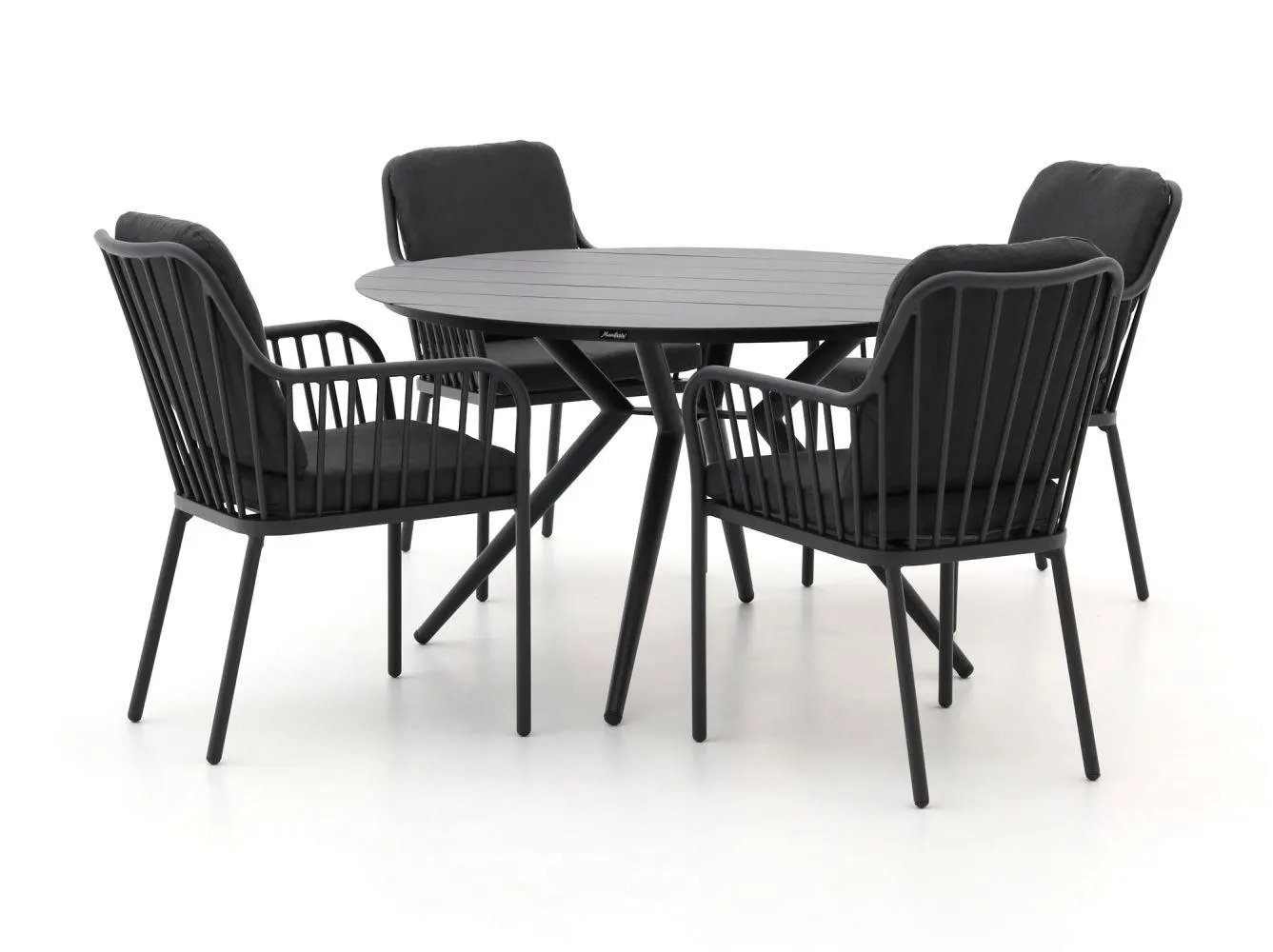Manifesto Arasso/Sora Ø127cm dining tuinset 5-delig