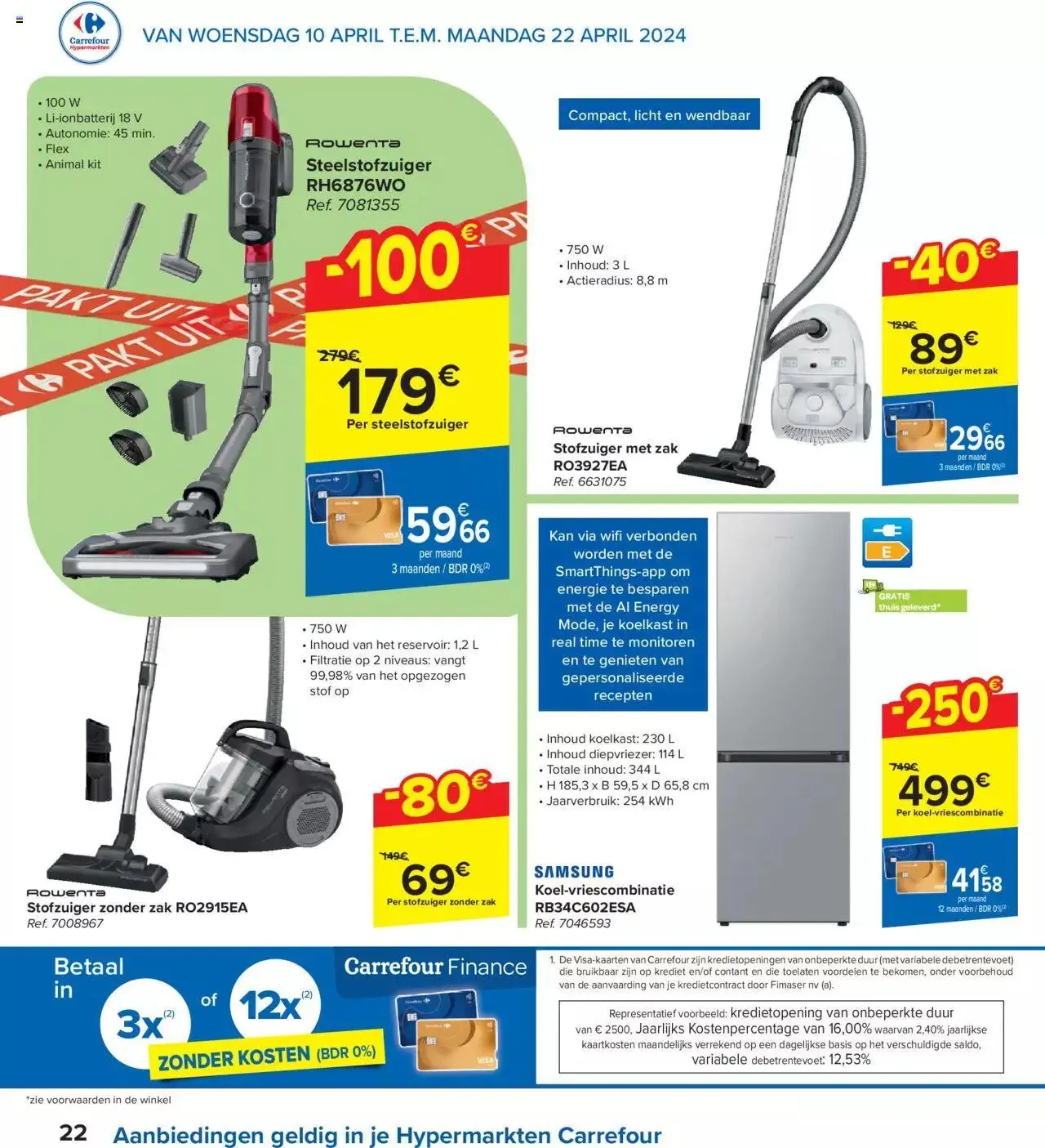 Carrefour folder week 15/16 van 22 april tot 31 december 2024 - folder pagina 22