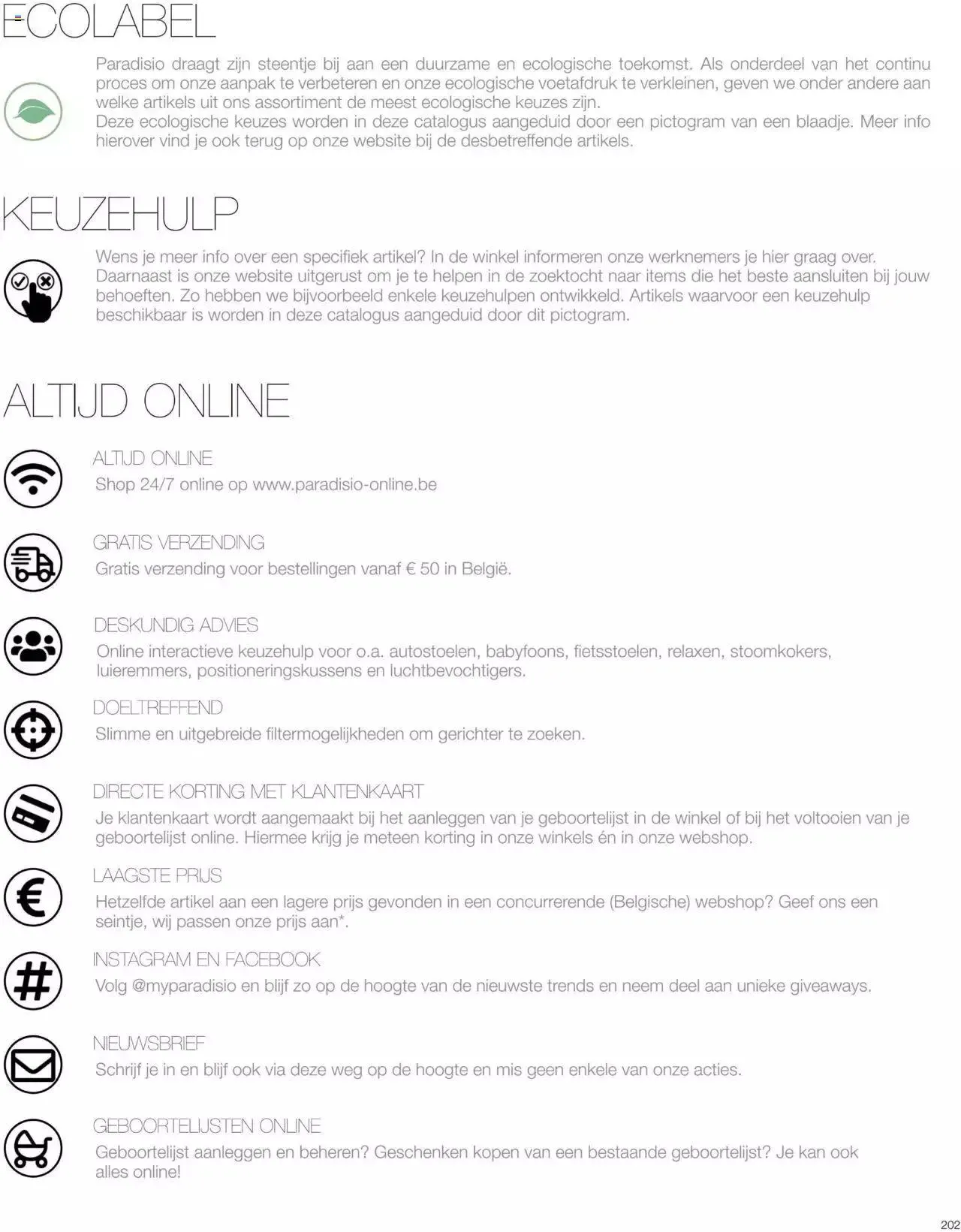 Paradisio babycatalogus van 1 januari tot 31 december 2023 - folder pagina 202