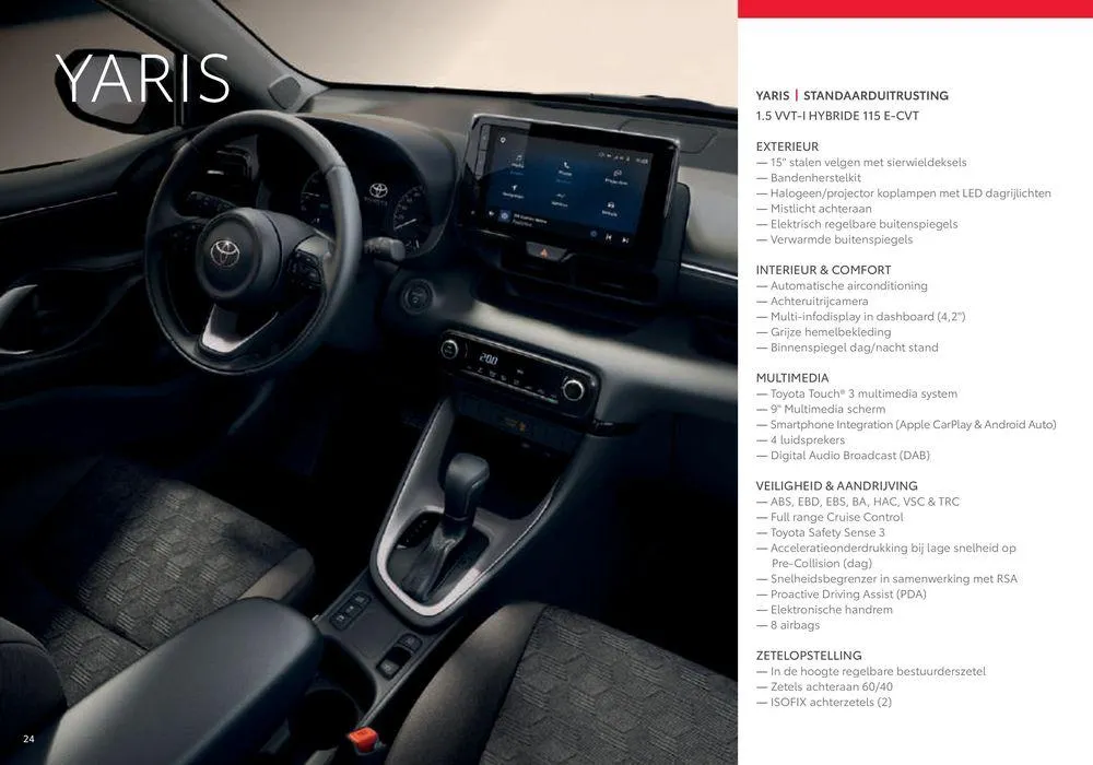 Yaris van 1 juli tot 1 juli 2025 - folder pagina 24