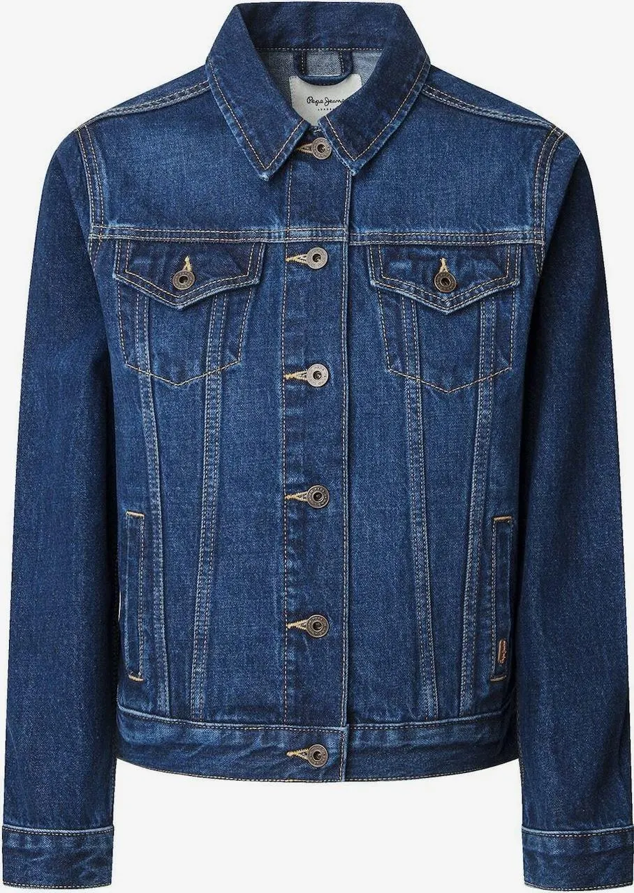Pepe Jeans Tussenjas in Donkerblauw