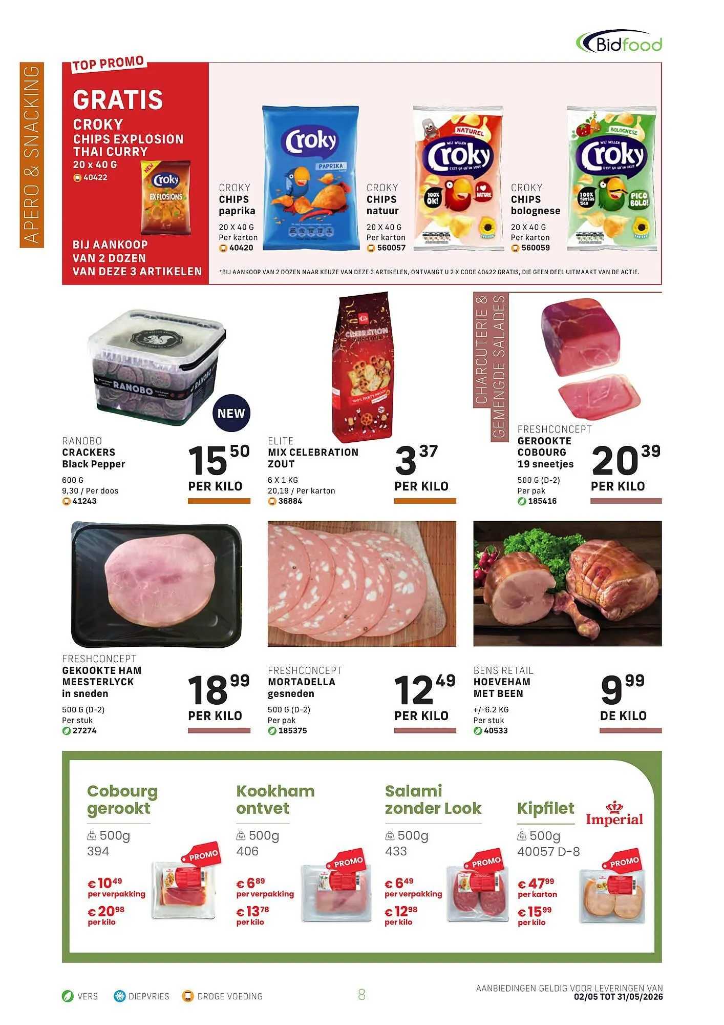 Bidfood folder van 2 mei tot 31 mei 2026 - folder pagina 8