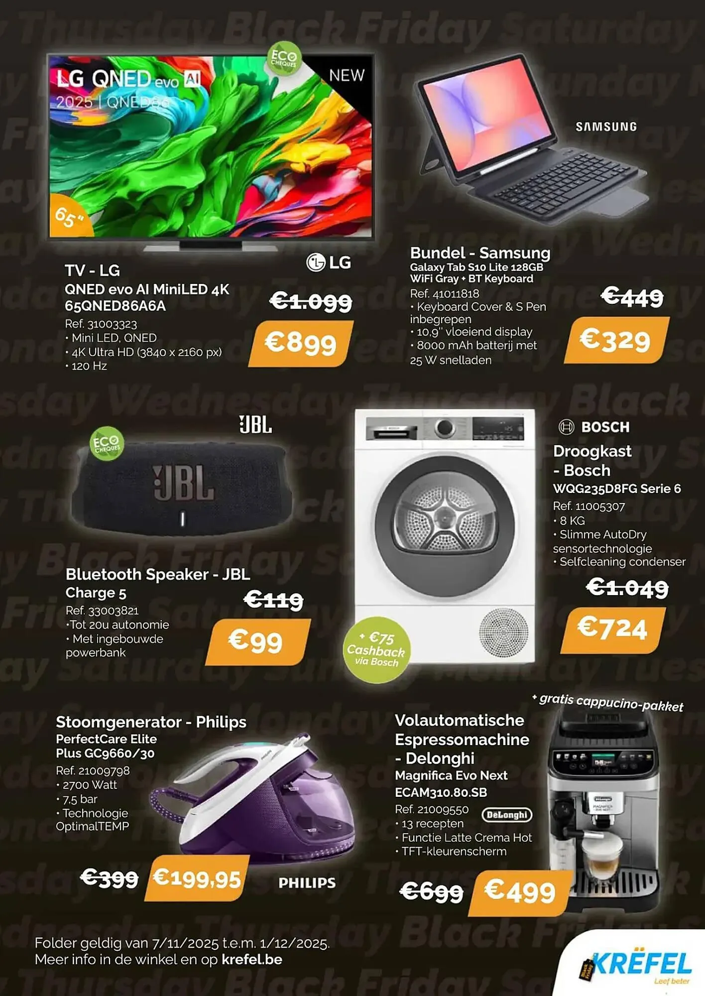 Krëfel folder van 7 november tot 1 december 2025 - folder pagina 2